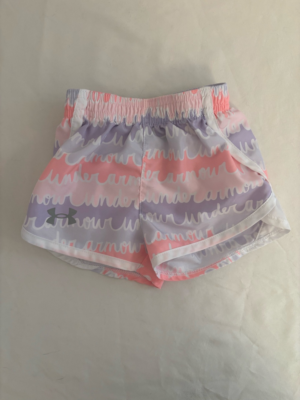 Under Armour Girls' Pink & Lavender Athletic Shorts